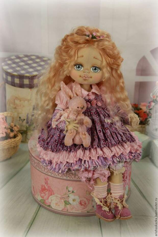 Купить Бриджит . Кукла авторская текстильная artdoll - шебби, шебби шик, бохо, бохо-стиль: 