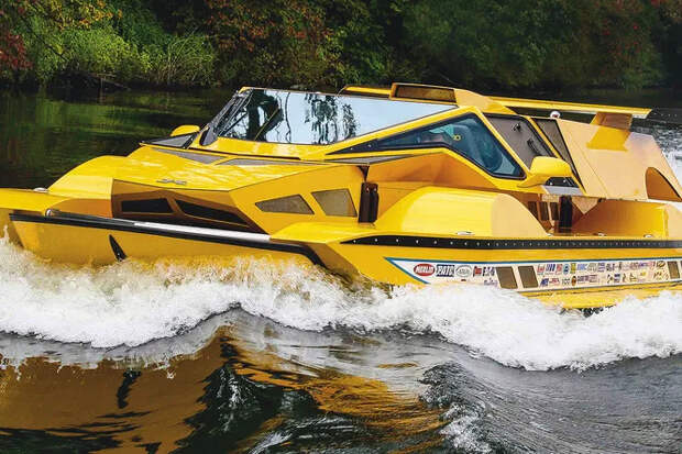 Гидрокар для&nbsp;путешествий вокруг света, тканый фасад и&nbsp;четырехметровое жилище