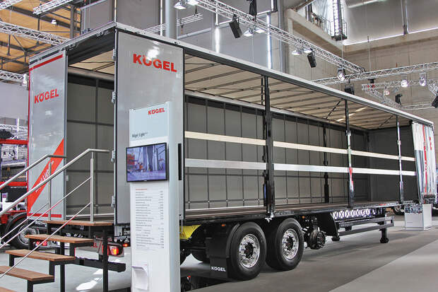 Немецкий полуприцеп Koegel Mega Light Plus: почему он весит меньше, а везёт больше других