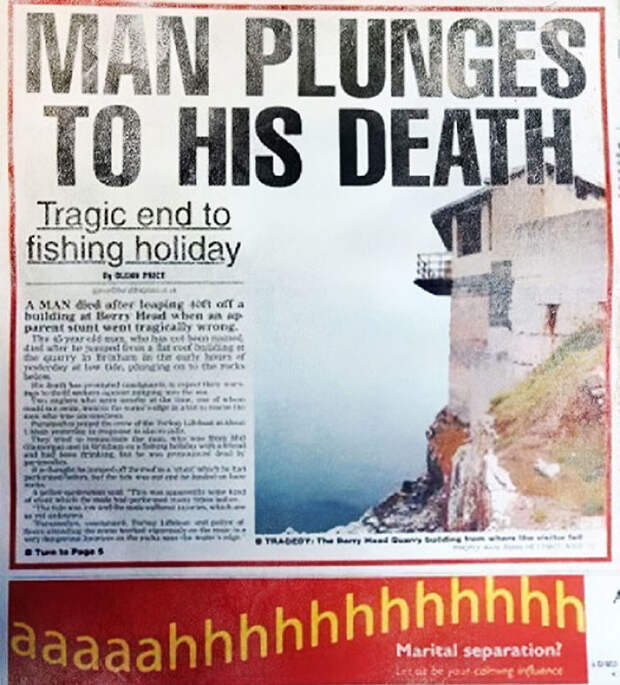 Poorly Placed Ad