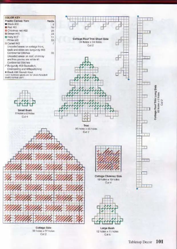 Схема для пластиковой канвы