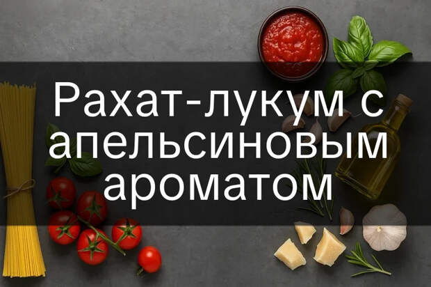 Рахат-лукум с апельсиновым ароматом