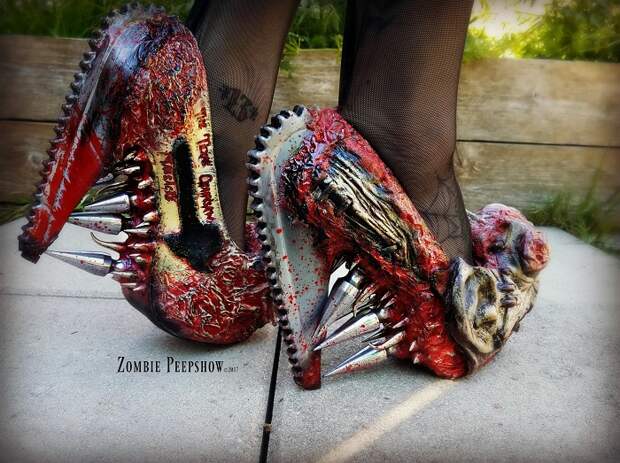 Обувь Zombie Pipshow можно заказать по собственному дизайну
