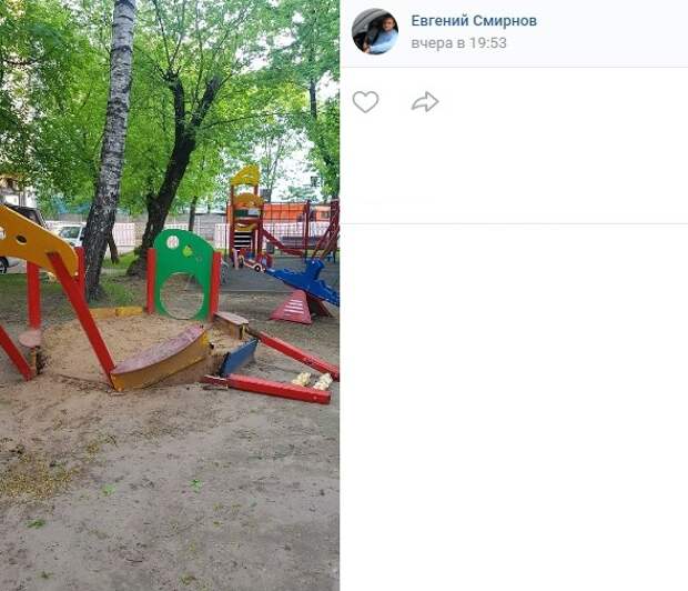 Детскую площадку на Будайском обновят предстоящим летом — управа