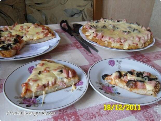 Кулинария Мастер-класс Рецепт кулинарный Пицца на раз-два   на сковороде  Продукты пищевые фото 9