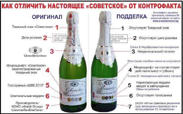 как выбрать советское шампанское