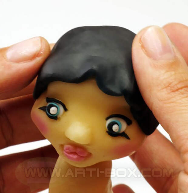 авторские куклы из полимерной глины
