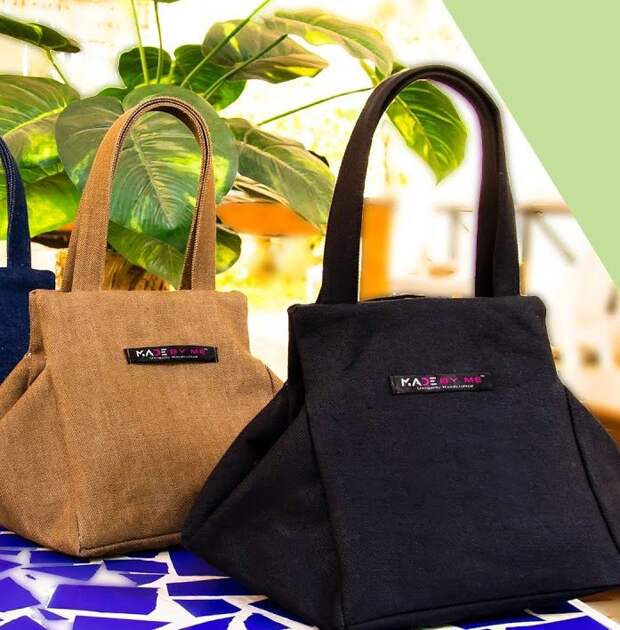 Джинсовая сумка интересной формы своими руками. Выкройка и мастер-класс