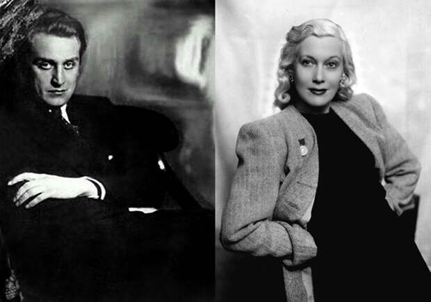 Любовь Орлова и Григорий Александров, ее муж СССР, Советские артисты, женщины, кино, кинозевзды, любовь орлова, пластические операции, совкино