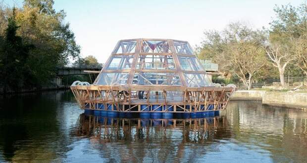 Ультрасовременная плавучая  теплица Jellyfish Barge