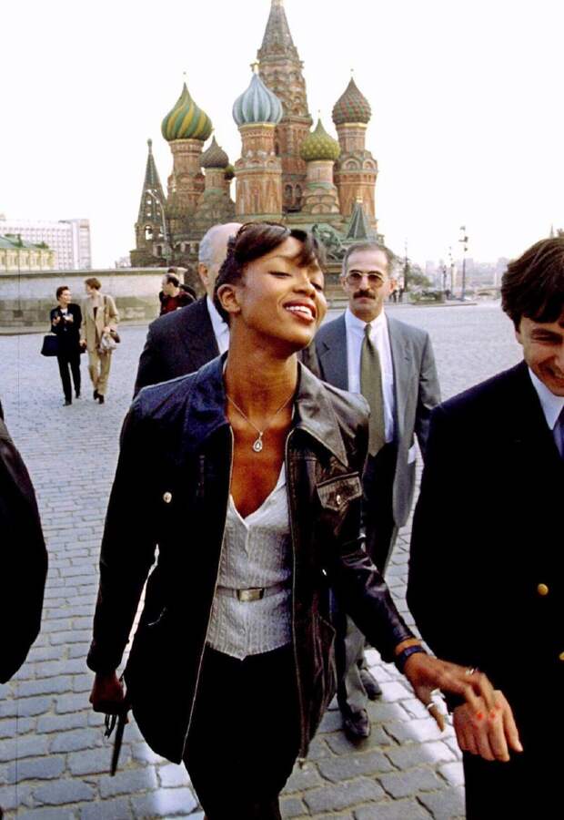 Наоми на Красной площади. 21 апреля 1995г. история, люди, фото