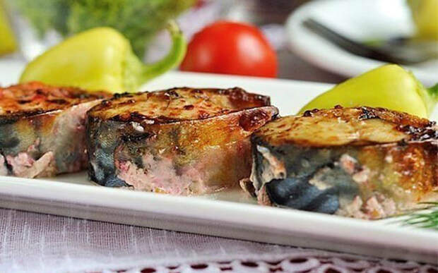 запеченная скумбрия
