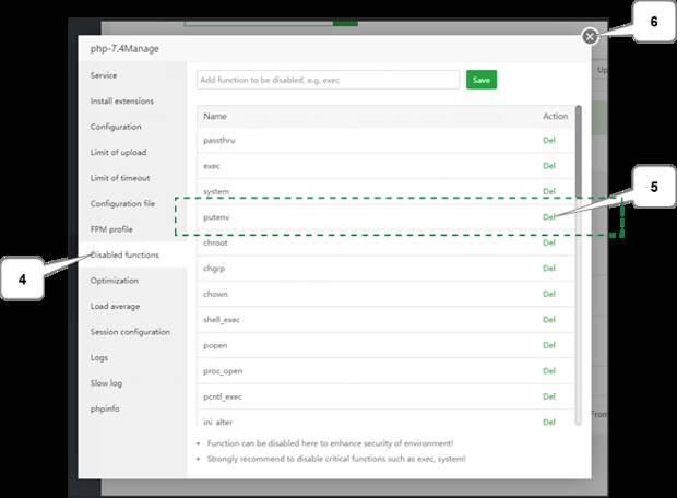 aapanel-php-settings-disfuncs