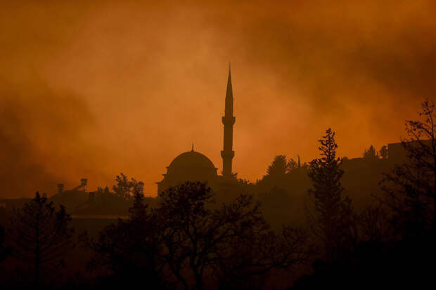 Мечеть в дыму