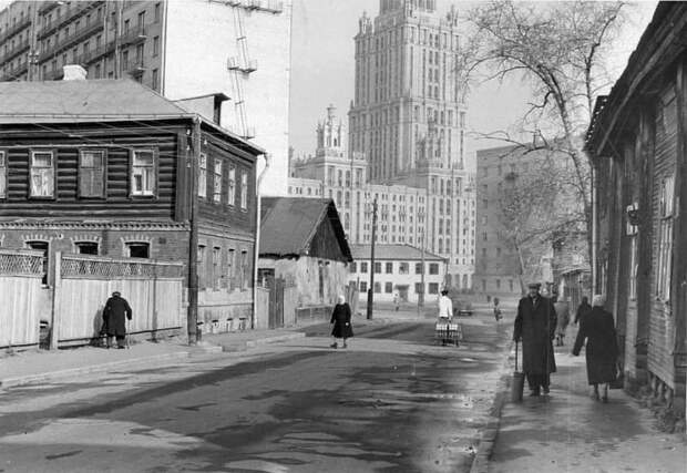 Несуществуюший ныне 2ой Луговой переулок 1960 СССР, ностальгия, улицы Москвы
