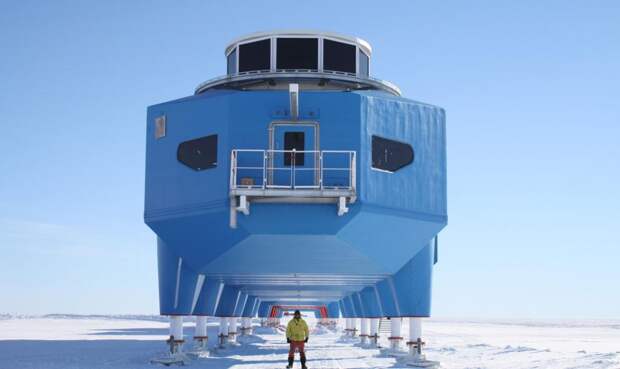 Устройство британской полярной станции Halley VI