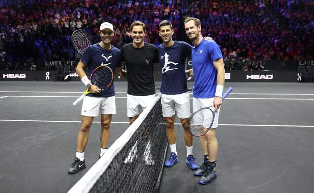 Маррей о фото с Федерером, Надалем и Джоковичем: «Большая тройка и какой-то  »