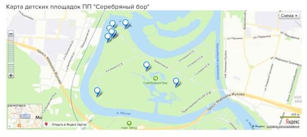 Детские и спортивные площадки вновь открылись для посещения в Серебряном Бору