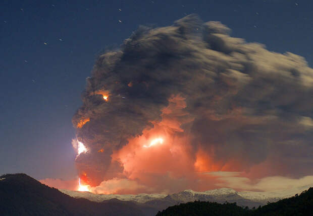 Извержение вулкана Кордон Каулле