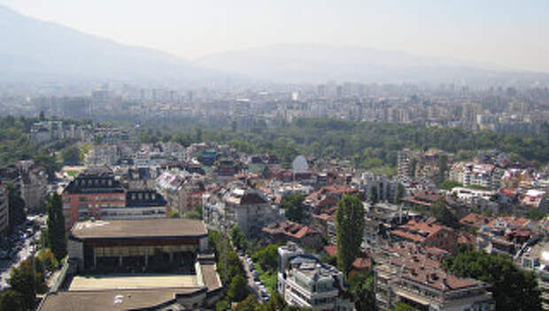 Вид столицы Болгарии Софии. Архивное фото