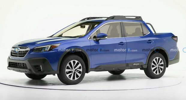 Возрожденный Subaru Baja представили в неофициальном рендере в виде маленького грузовика