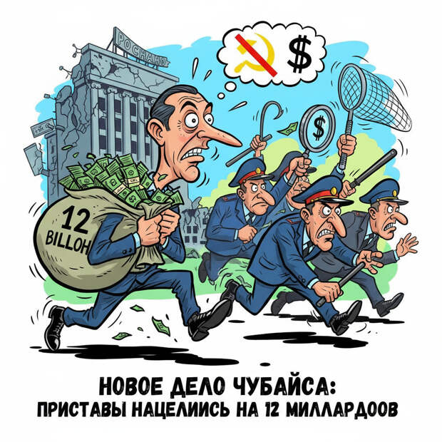 Новое дело Чубайса: приставы нацелились на 12 миллиардов