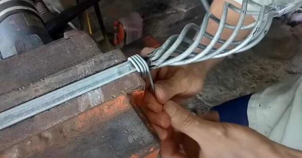 Как сделать декоративные кованые элементы («корзинки») из металла