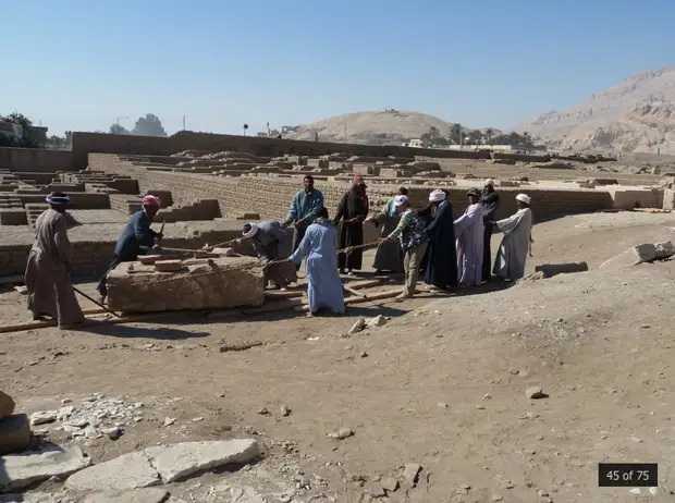 Реставрация западных Фив