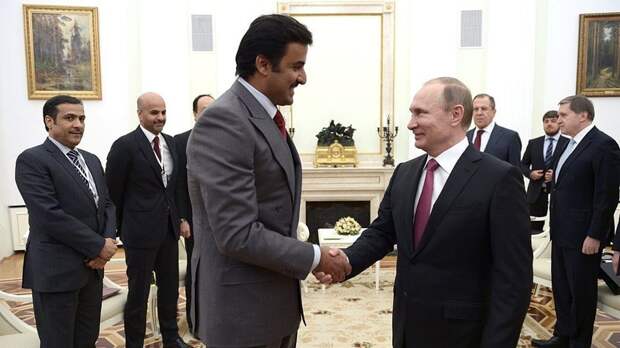 Путин провёл телефонный разговор с эмиром Катара