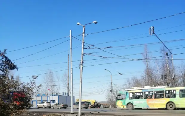 Рязанцы заметили новые светофоры на посту ДПС на въезде в Дягилево