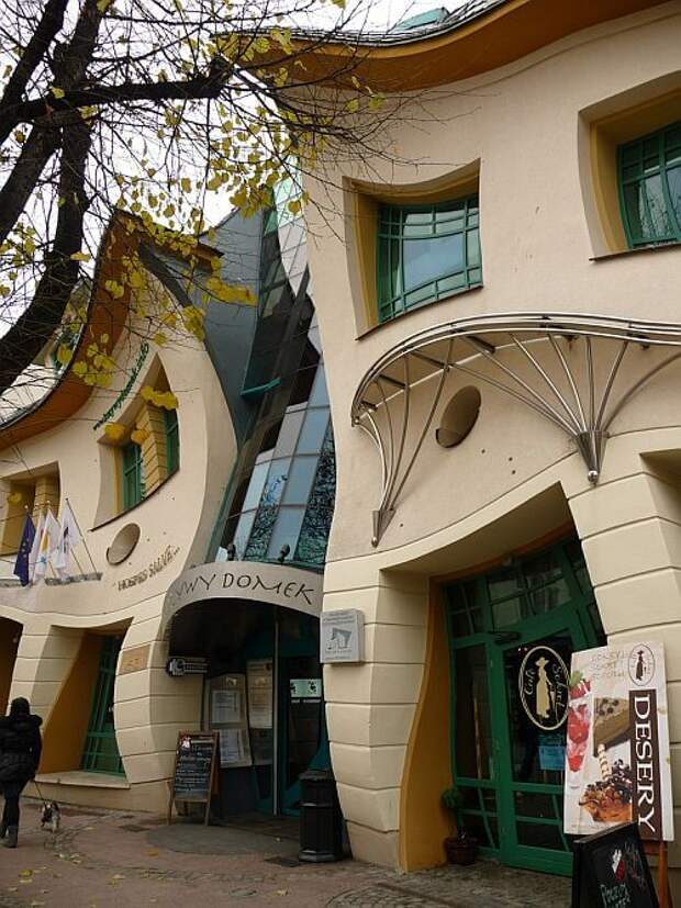 Фасад Кривого домика, Сопот, Польша