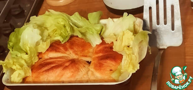 Питивье с артишоками, маслинами и фетой