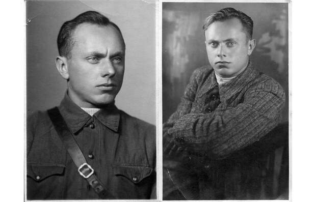 Алексей Ботян, октябрь 1941 года; Алексей Ботян перед войной Пресс-бюро Службы внешней разведки РФ