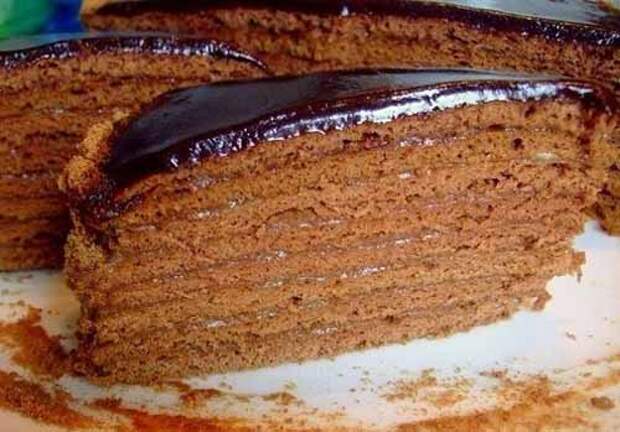 шоколадный медовик