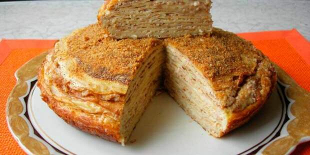 Венгерский блинный закусочный торт