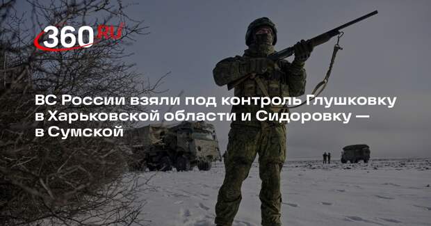 ВС России взяли под контроль Глушковку и Сидоровку