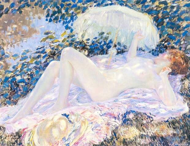 художник Фридрих Карл Фриске (Frederick Carl Frieseke) картины – 08