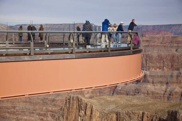 GrandCanyon20 Головокружительная достопримечательность: стеклянная площадка над Гранд Каньоном
