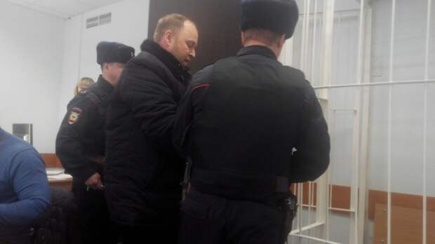 Денис Краснопевцев в зале Петрозаводского городского суда. Фото: Максим Смирнов
