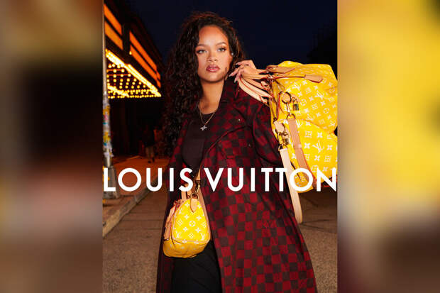 Певица Рианна стала лицом новой рекламы мужской коллекции бренда Louis Vuitton