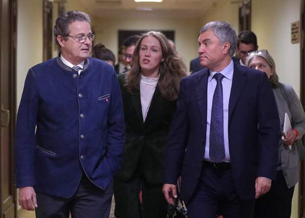 Вячеслав Володин и Жан-Рене Фурнье. Фото: duma.gov.ru