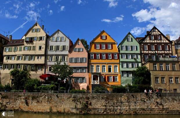 Тюбинген - старинный город в Германии