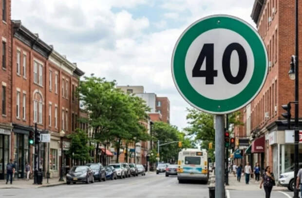 В некоторых городах Европы появился новый дорожный знак