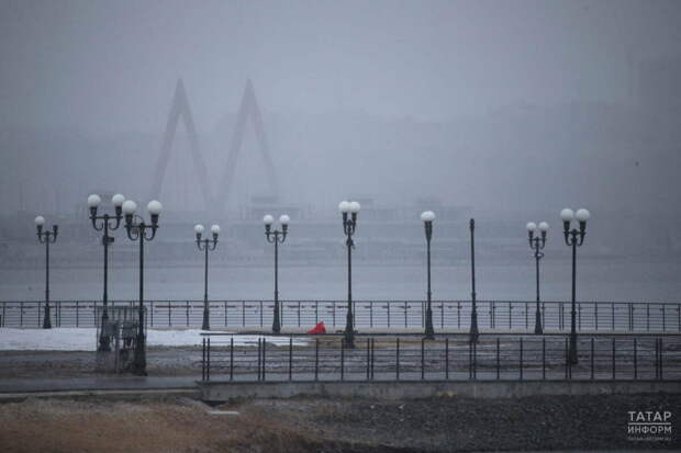 Бүген Татарстанда +12 градуска кадәр җылыта, томан төшүе һәм көчле бозлавык булуы ихтимал