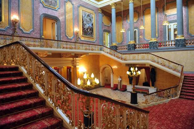 View on the interior at Lancaster House