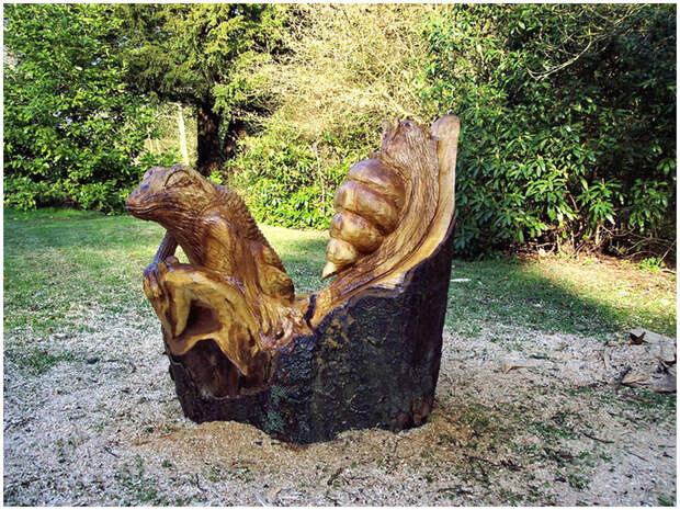 Скульптуры из пеньков от Томми Краггса (Великобритания)
