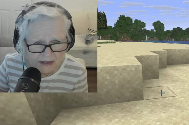 Бабушка набрала сотню тысяч подписчиков  на стримах по Minecraft ради внука