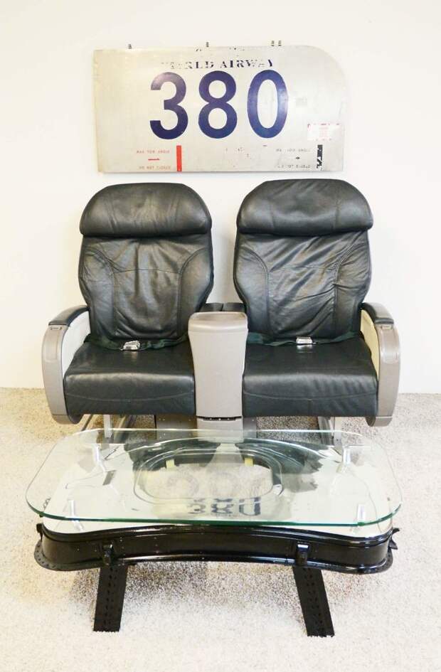 Кресла из салона первого класса Боинга-757 дизайн, запчасти, креатив, мебель, оригиналы, самолеты, сделай сам, творчество