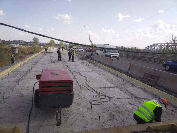 Строительство Шакшинского моста в Уфе завершено на 43%