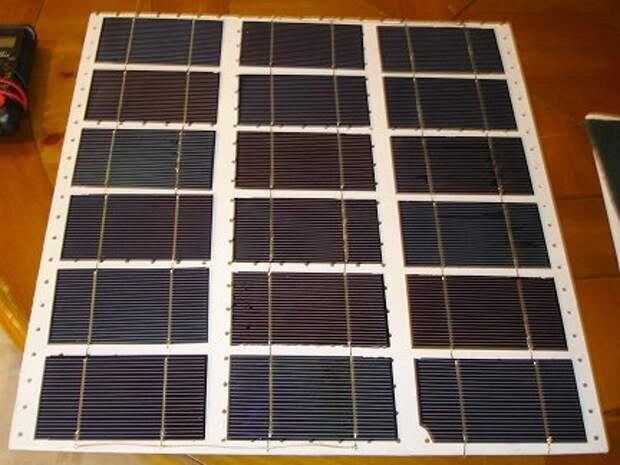 самодельная солнечная батарея